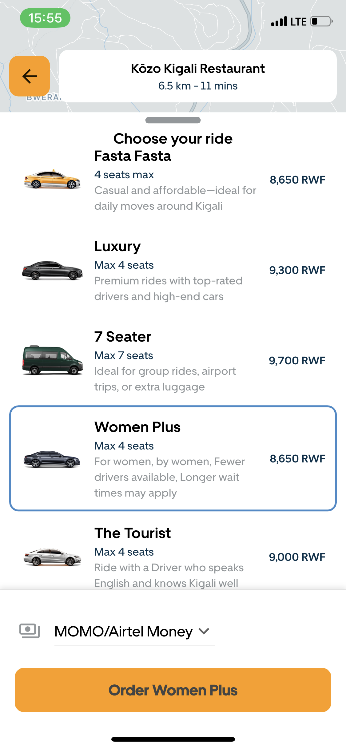 Rapide - Fast, Safe & Reliable Taxi App in Kigali